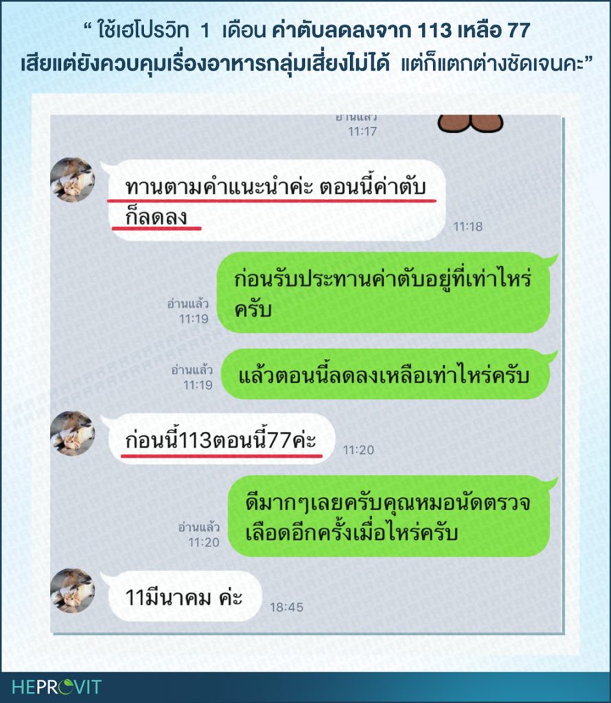 HEPROVIT เฮโปรวิท ฟื้นฟูตับไบำรุงตับ รักษาตับ ดีท็อกซ์ตับ ล้างสารพิษตับ ไขมันพอกตับ ตับอักเสบ ตับแข็ง ไวรัสตับอักเสบเอ ไวรัสตับอักเสบบี ไวรัสตับอักเสบซี มะเร็งตับ ตาเหลืองตัวเหลือง เจ็บชายโครงด้านขวา ง่วงกลางวัน ตื่นกลางคืน ดื่มแล้วเป็นผื่นแดง คันตามตัวไม่มีสาเหตุ มือเท้าบวม ท้องมาน ปวดตามข้อ ท้องอืด แน่น หายใจไม่สะดวก ดื่มเหล้า สุรา อ้วน ไขมัน